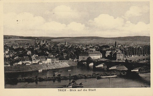 Trier blick auf die - blick, stadt