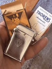 THORENS Double Claw TANK SYSTEM Benzinfeuerzeug Lighter Briquet VERY RARE