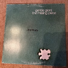Gentle Giant the Missing Piece - LP - UK 1977 - Green Chrysalis