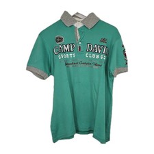 EK11273 Herren Poloshirt von Camp David, Türkis, Gr. XL