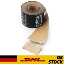 1 Roll 76mm*50m Carton Sealing Waterproof Kraft Paper Tape Amazon Tape