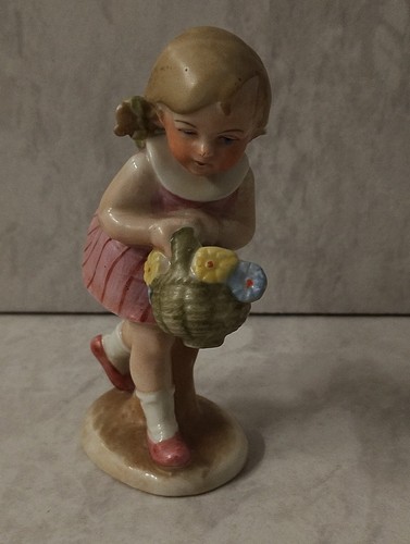 Porzellanfigur blumenmädchen - porzellanfigur,
