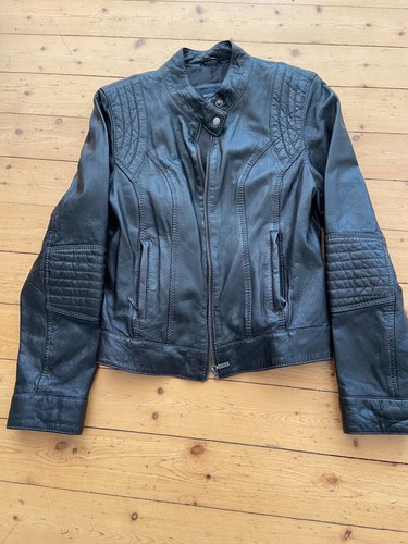 Lederjacke damen v - lederjacke,