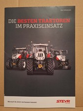 Steyr brochure poster tractor