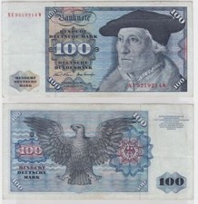 T147151 Banknote 100 DM