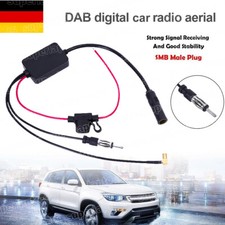 DAB-Antenne Auto Splitter Verstärker SMB DIN DAB+ Adapter Radio Autoantenne