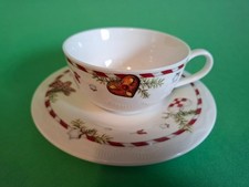 Hutschenreuther * Tee- oder Kaffeegedeck, 2-teilig * Dekor Weihnachtsleckereien
