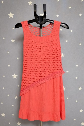 Kleid made italy koralle - kleid,, italy,