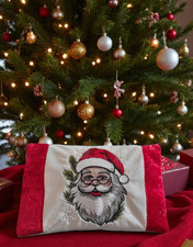 N-KH0015 Kissenbezug für zb. Kirschkernkissen 28x18cm - handmade, bestickt