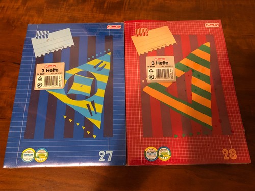 Herlitz alte schulhefte neu - alte,