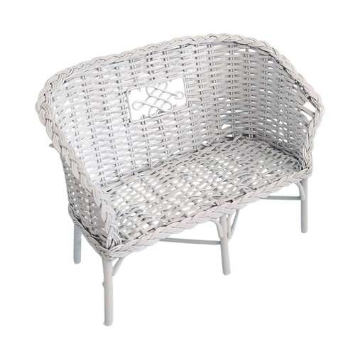 Puppenhaus sofa mahagoni - sofa, &