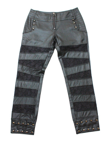 Black style jeans nieten - jeans,, &