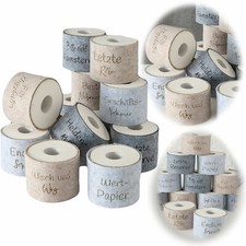 Design Filz Toilettenpapier Banderole Aufbewahrung lustig Spruch Husse Klopapier
