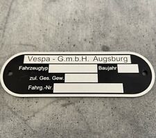 Typenschild geeignet für