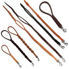 Leder Führschlaufe, Kurzführer, Peitsche geflochten 