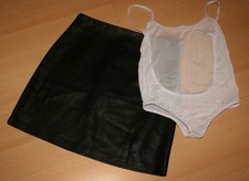 Leder Rock Kunstleder Minirock