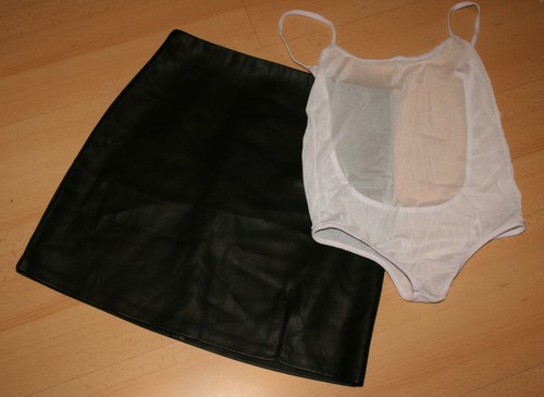 Leder rock kunstleder minirock - leder,