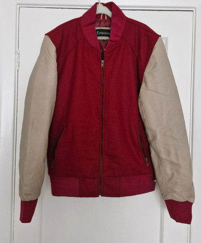 Bomberjacke lederärmel - bomberjacke,