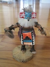 Indianer Kachina Puppe ROAD RUNNING von C. RATION 6,5"