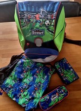SCOUT Schulranzen Schulrucksack Schultasche Set  Fußball FB Kollektion 2018
