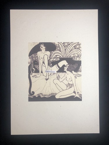 Erotische lithographie nach - lithographie,