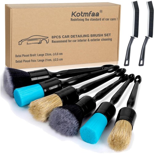 Auto bürsten set - bürsten, detailing
