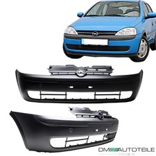 Opel Corsa C Stoßstange vorne 00-03 Combo 00-11 + Grill EU-WARE ABS+5j. GARANTIE