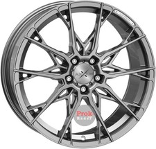 4x Alufelgen AXXION X1 Daytona Grau lackiert 8,5x19 ET35 LK5 112 19 Zoll Felgen