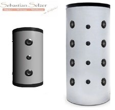 Pufferspeicher Warmwasserspeicher 100- 500l, ohne Wärmetauscher, Wärmepumpe