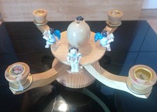 Adventsleuchter Engel Blank