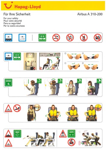 Safety card hapag lloyd - safety,