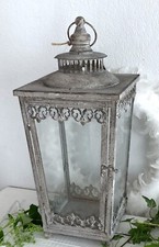 Shabby Laterne Tischlaterne