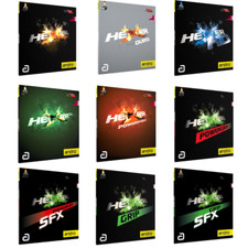 Andro Hexer Duro HD + Powersponge Powergrip SFX Powergrip Grip SFX Grip