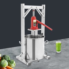 12L Fruchtpresse Weinpresse Edelstahl Saftpresse Obstpresse Mit Hydraulic Jack