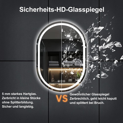 Led badspiegel mit touch - badspiegel,