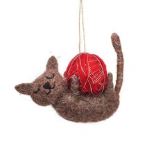 Hänger Baumschmuck Katze mit