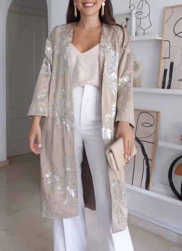 Zara satin pailletten - zara,