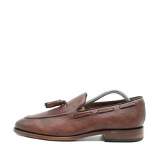 Johnston & Murphy Herren Tassel Loafer Mokassin Braun Leder Welt Slipper EU 43