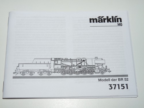 Märklin 37151 anleitung - h0, ++