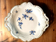 Servierplatte Sorau Carstens Porzellan Serie Mimose Blaubeeren