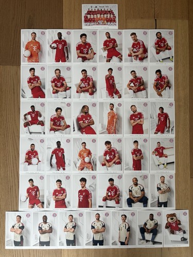 38x autogrammkarten fc - 38x,