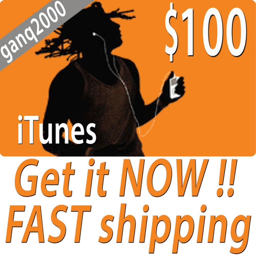 100 apple itunes card - itunes, gift