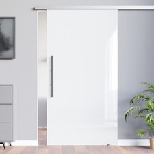 Slimline Softstop oder SoftClose Glasschiebetür hochglanz weiss VSG BV-W