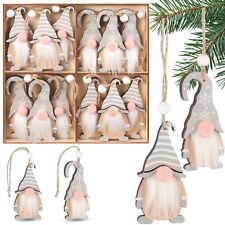 Weihnachtsbaum Anhänger Holz 12 Wichtel Figuren Holzanhänger Deko Weihnachten