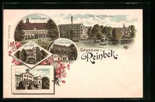 Lithographie Reinbek, Schloß