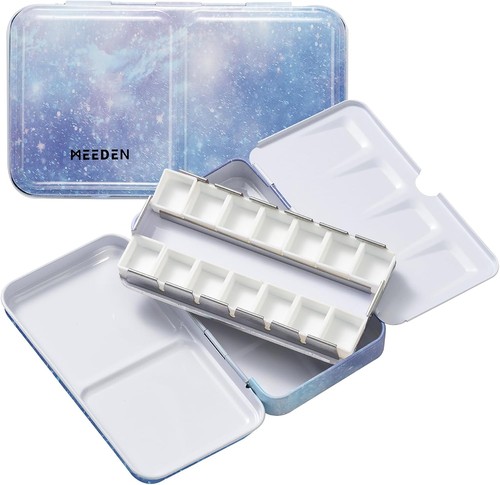 Aquarellkasten leer metallbox - leer,