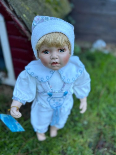 Porzellanpuppe junge lennard - junge,