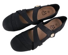 BALLERINAS KUNSTLEDER SCHWARZ