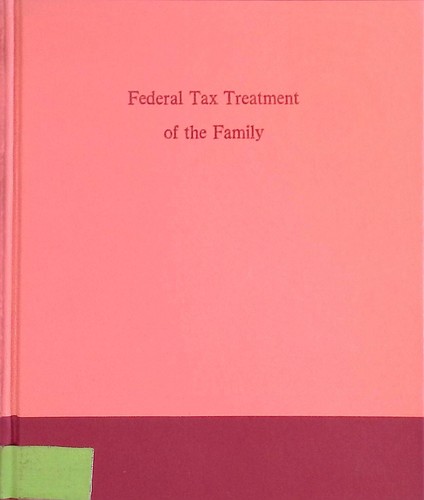Federal tax treatment the - tax, of