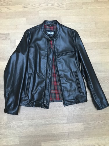 Schott lederjacke schwarz - schott,